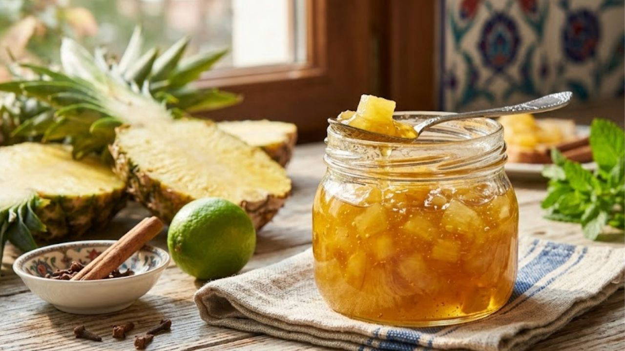 Ananas reçeli tarifi: Kahvaltı sofralarında tropikal lezzet trendi