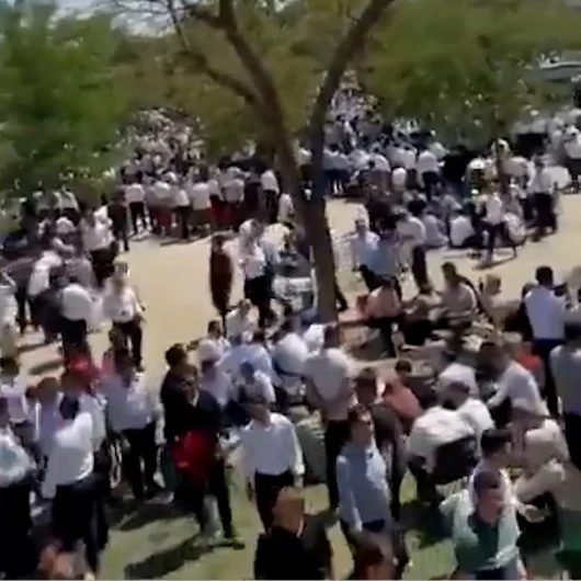 Ankara'da Alihan Kuriş'e Destek Gösterisi