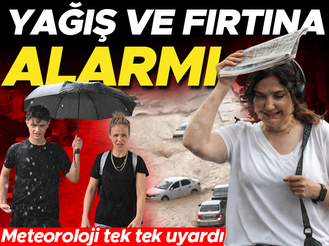 Ankara Dahil Birçok İlde Gök Gürültülü Sağanak Uyarısı
