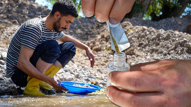 Ankara derelerindeki altın hobi madenciliği ilgi odağı oldu