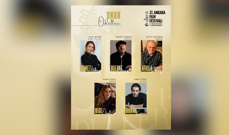 Ankara Film Festivali'nde Onur Ödülleri Sahiplerini Buldu