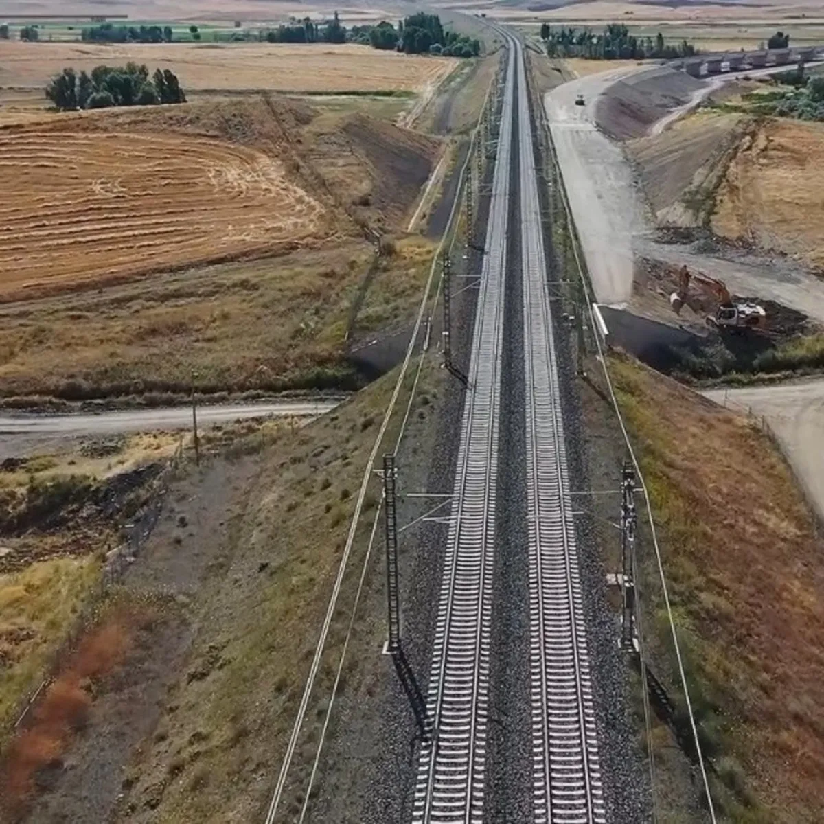 Ankara-Kayseri Hızlı Tren Hattında İlerleme Yüzde 50'yi Aştı