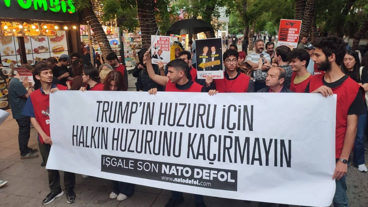 Ankara Kızılay'da gençlerden NATO'ya işgalci tepkisi