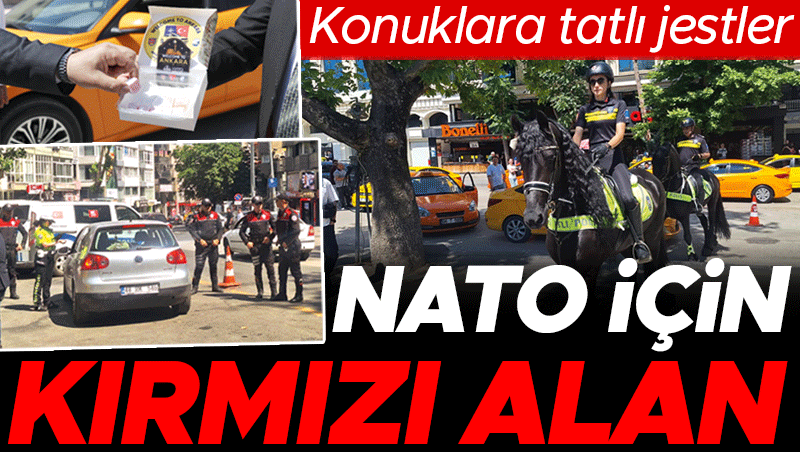 Ankara NATO Zirvesi İçin Hazır: Taksicilere Beyaz Gömlek, Lokum İkramı