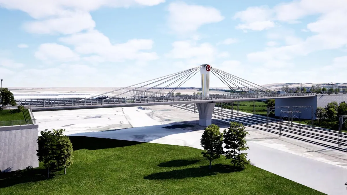 Ankara'nın kalbine 140 metrelik yeni köprü
