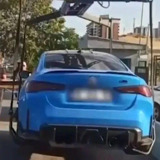 Ankara'da Plakası Kapalı Araçla Drift Atan Sürücüye 281 Bin TL Ceza