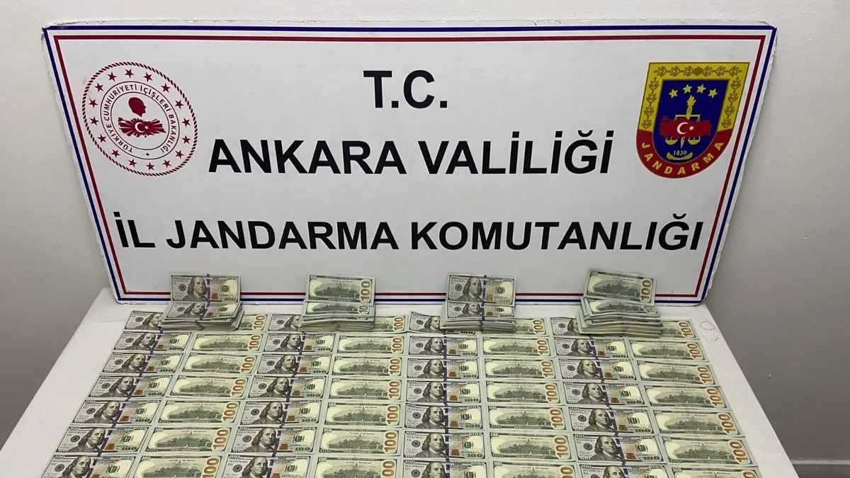 Ankara'da Sahte Dolar Operasyonu: 80 Bin 50 Sahte USD Ele Geçirildi