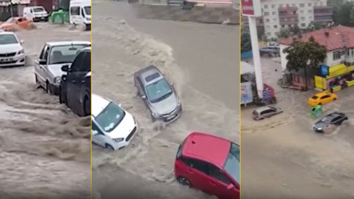 Ankara'da sel felaketi: Sabah saatlerinde cadde ve sokaklar göle döndü