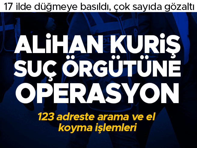Ankara'da Suç Örgütü Operasyonu: 49 Şüpheliye Gözaltı