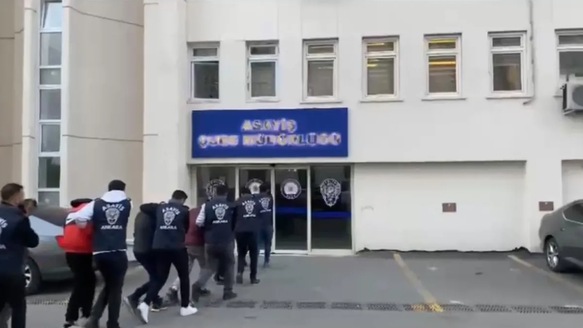 Ankara'da 2 milyon liralık gasp: Hırsızlık çetesine operasyon, 2 gözaltı