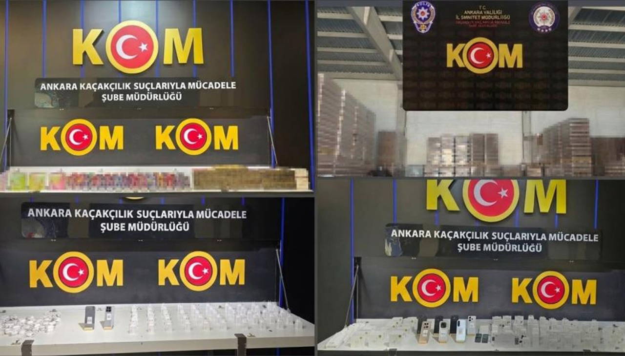 Ankara'da 21 Milyon Liralık Kaçakçılık Operasyonu