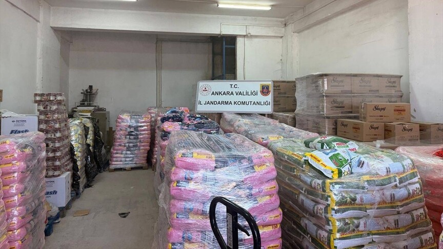 Ankara'da 37 Ton Sahte Deterjan ve Kozmetik Ürünü Ele Geçirildi