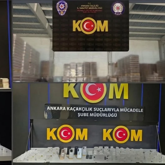 Ankara'da dev kaçakçılık operasyonu: 21 milyon liralık mal ele geçirildi