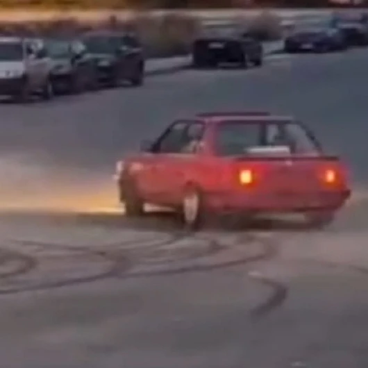 Ankara'da Drift Yapan Sürücüye 384 Bin Lira Ceza