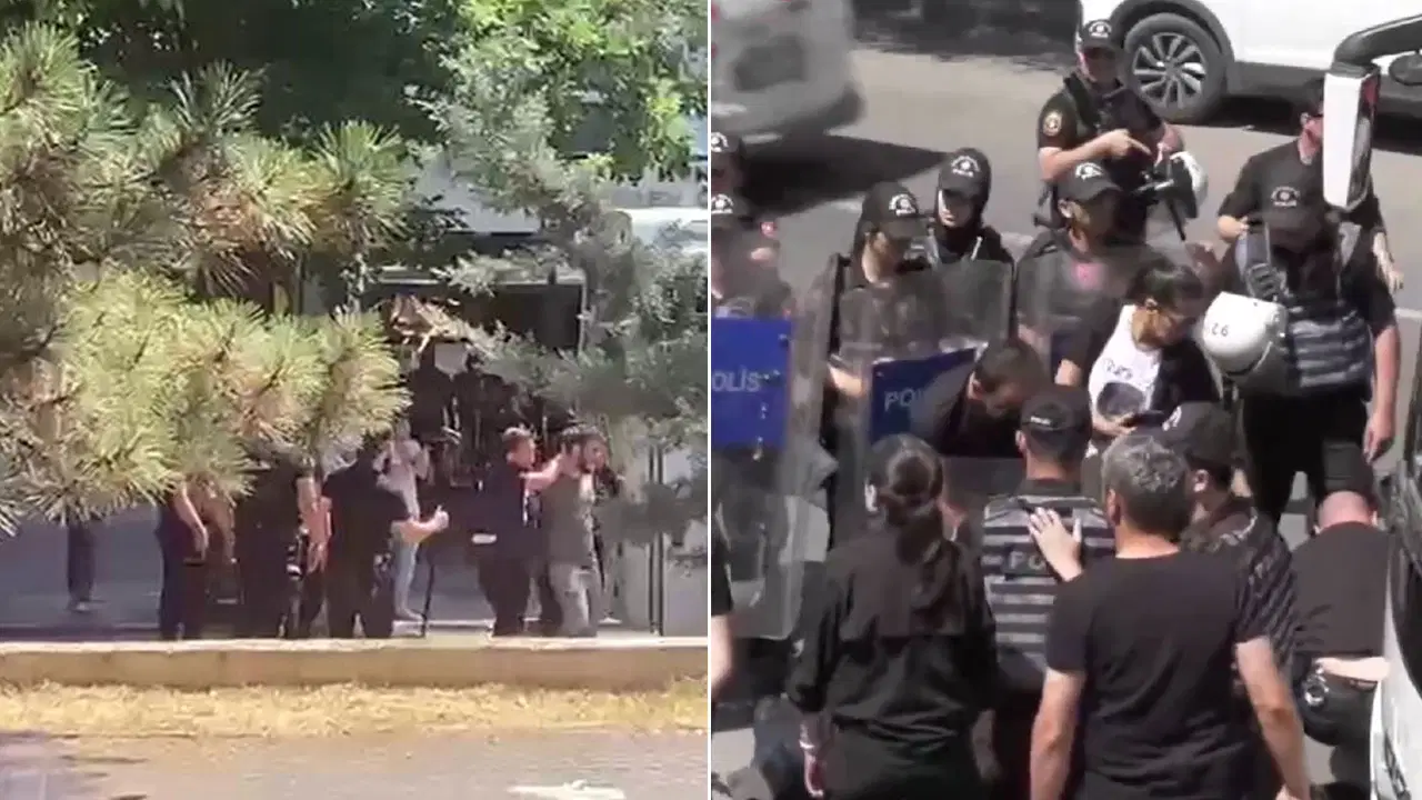 Ankara'da NATO protestosunda polis müdahalesi: Gözaltılar var