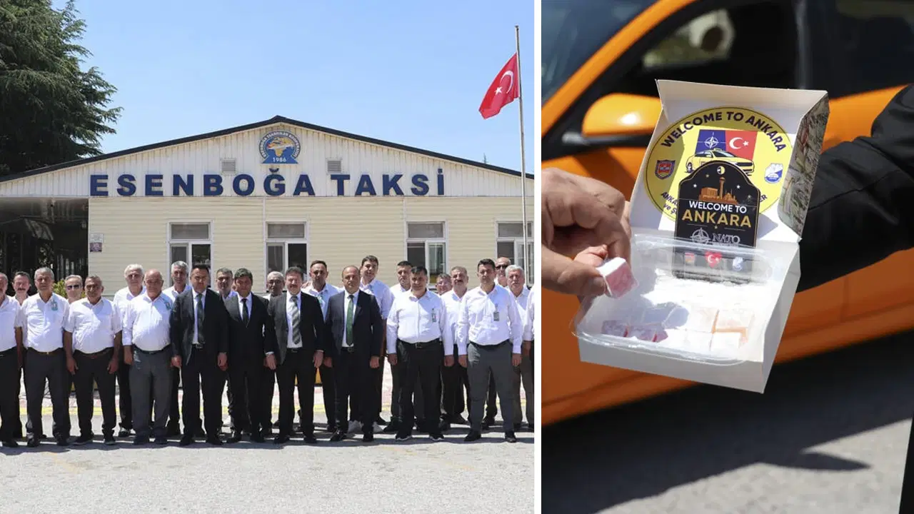 Ankara'da NATO Zirvesi: Taksicilere tek tip kıyafet, konuklara lokum ikramı