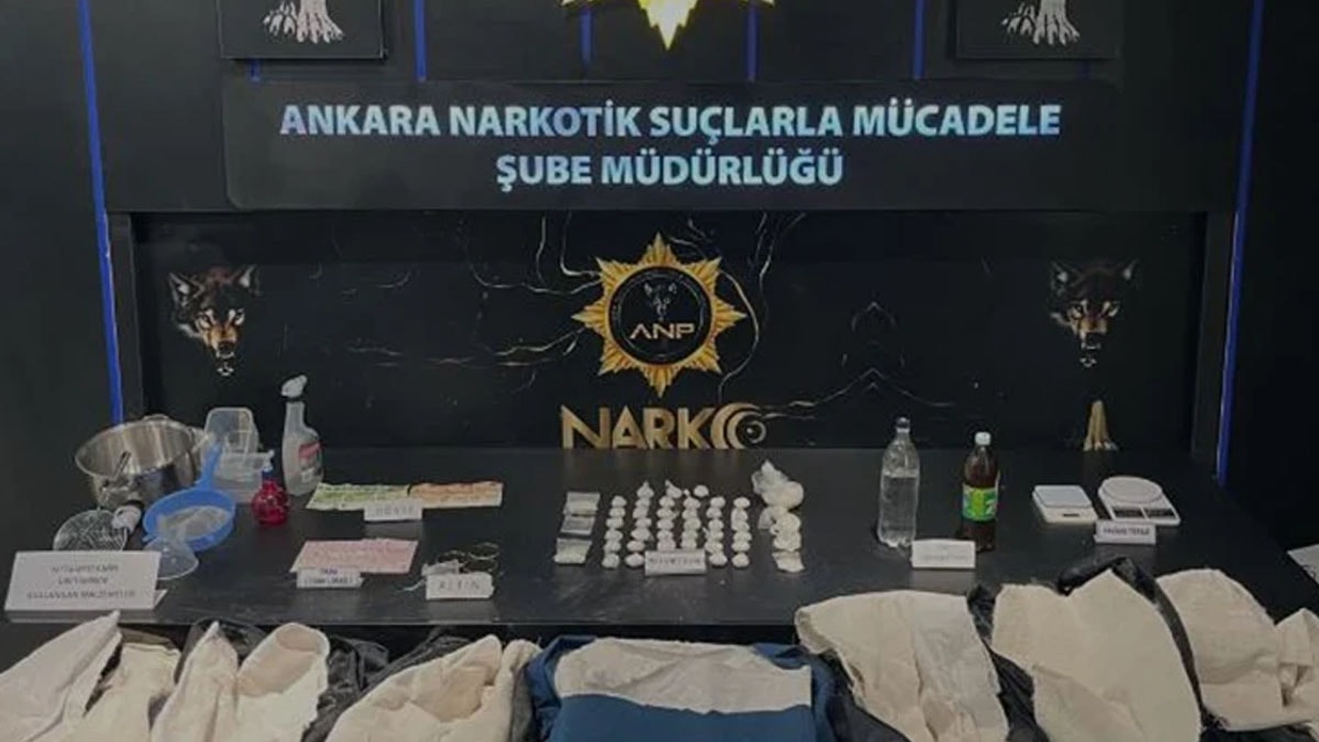 Ankara'da uyuşturucu operasyonu: 3 gözaltı