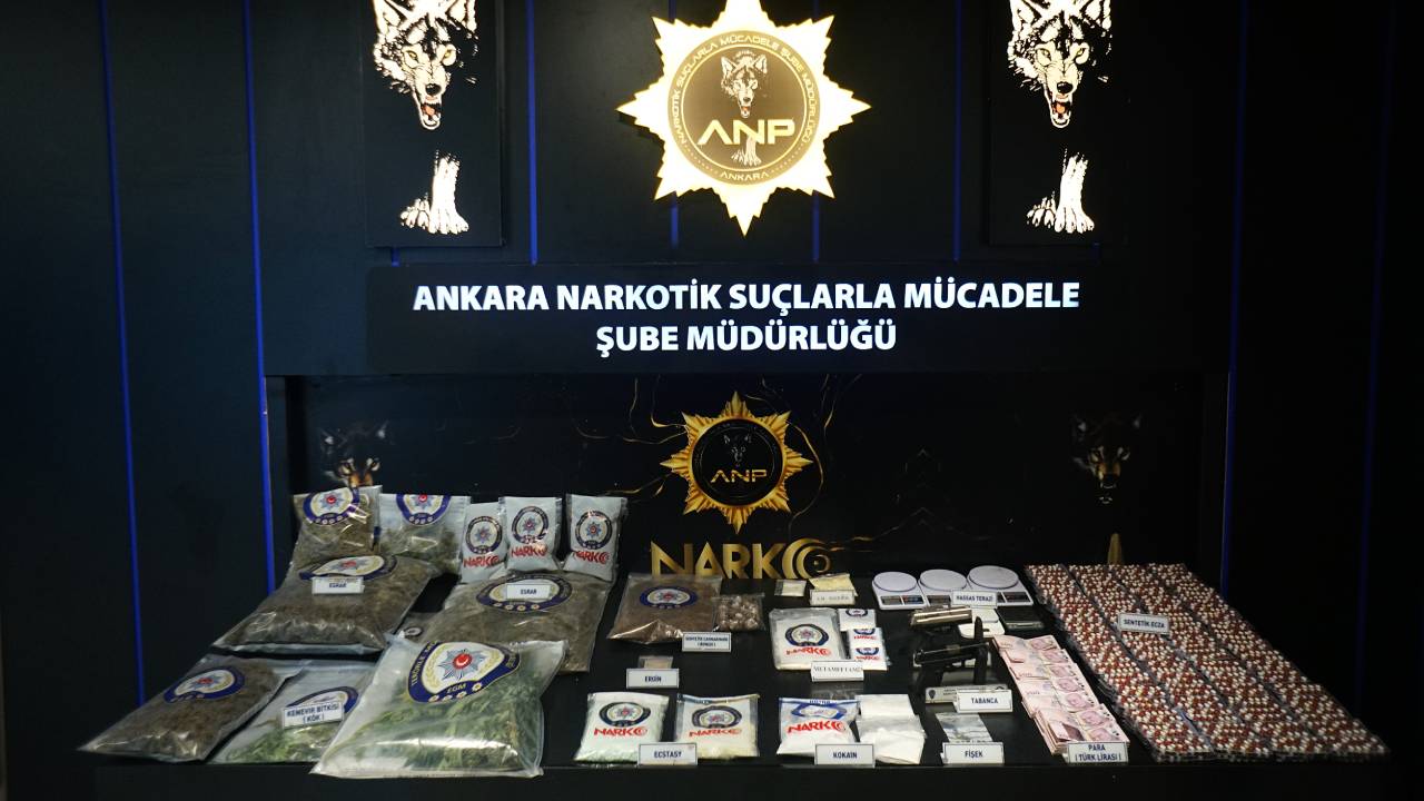 Ankara'da Uyuşturucu Operasyonu: 95 Gözaltı, 32 Tutuklama