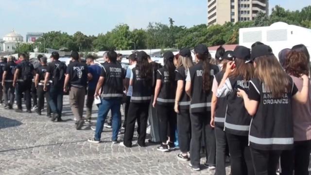 Ankara'da yeni nesil suç örgütlerine operasyon: 55 şüpheli tutuklandı