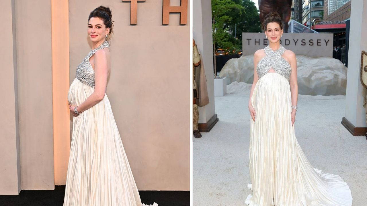 Anne Hathaway üçüncü hamileliğini 'son dakika golü' olarak nitelendirdi