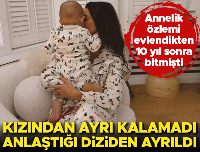 Annelik Özlemi 10 Yıl Sonra Dinmişti: Ünlü Oyuncu Kızı İçin Diziden Ayrıldı
