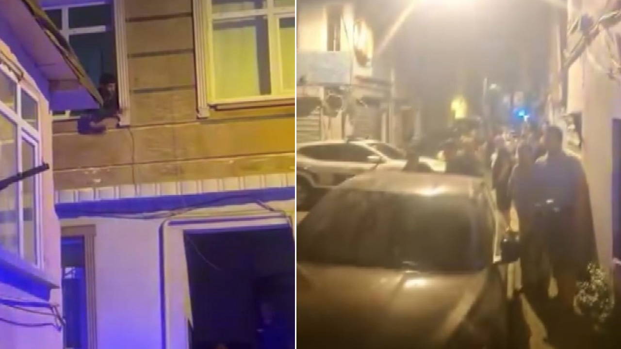 Annesinden para isteyip bıçakla rehin aldı: Fatih'te dehşet anları