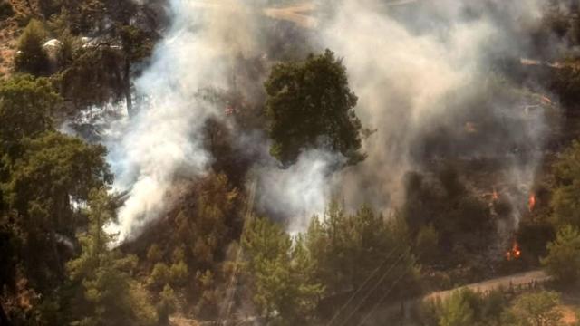 Antalya Finike'de Orman Yangını: Havadan ve Karadan Müdahale Sürüyor