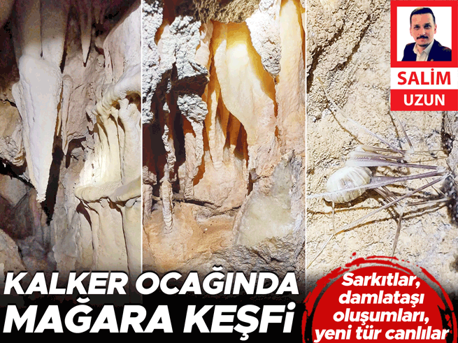 Antalya'da kalker ocağında keşfedilen mağara bilim dünyasını heyecanlandırdı