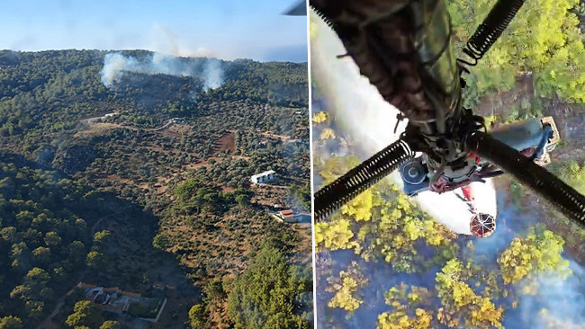 Antalya Kaş'ta Orman Yangını: Havadan ve Karadan Müdahale Sürüyor