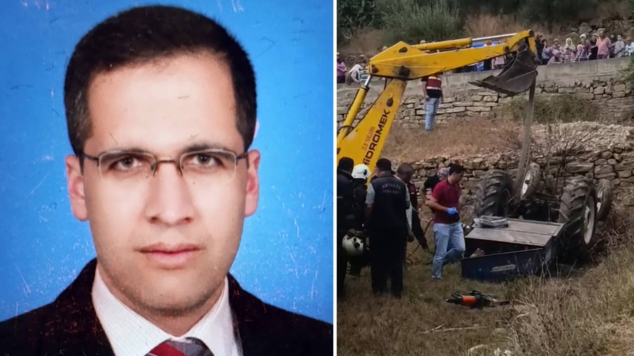 Antalya Manavgat'ta traktör kazası: Öğretmen İbrahim Yavuz hayatını kaybetti