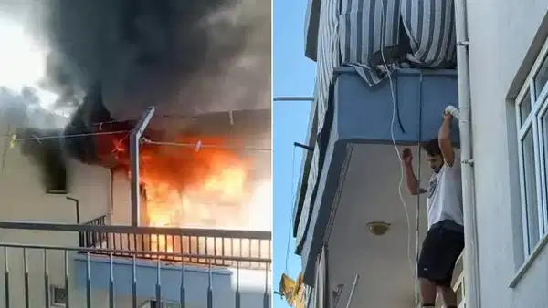 Antalya'da Ev Sahibi Dairesini Yaktı: Kiracı Kediyi Kurtardı