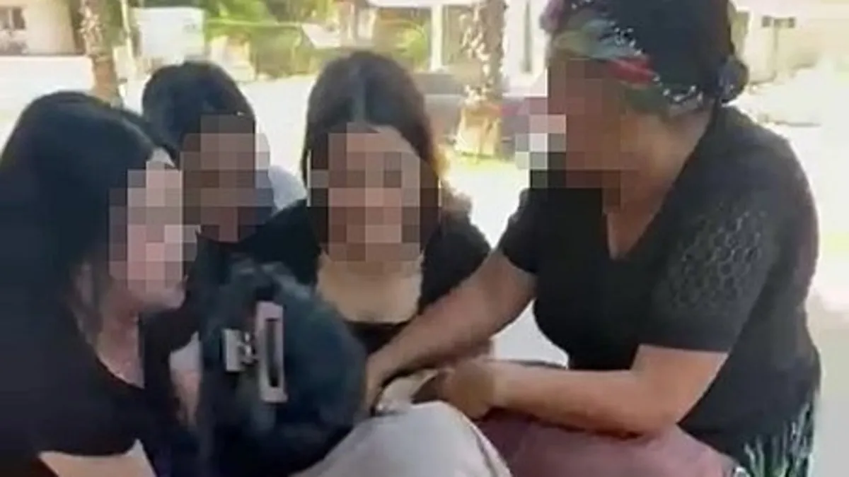 Antalya'da çocuğunun yanında darbedilen kadının dehşet anları