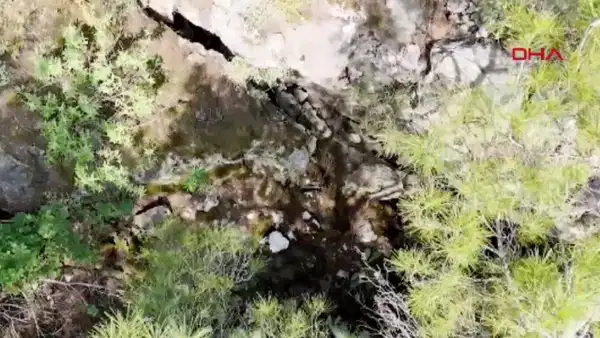 Antalya'da keşfedilen mağara için haritalama çalışması başlatıldı
