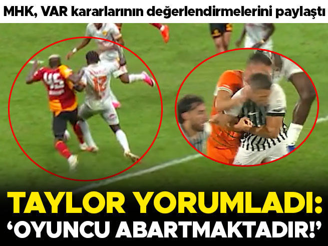 Anthony Taylor, Galatasaray-Göztepe ve Alanyaspor-Beşiktaş pozisyonlarını yorumladı