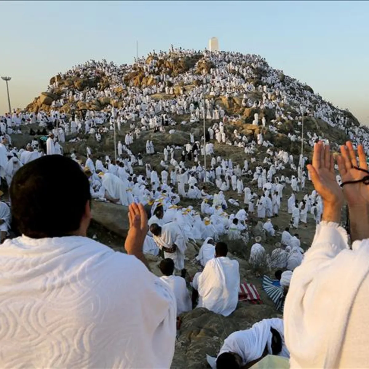 Arafat'ta Vakfe Duası: Binlerce Hacı Ellerini Semaya Kaldırdı