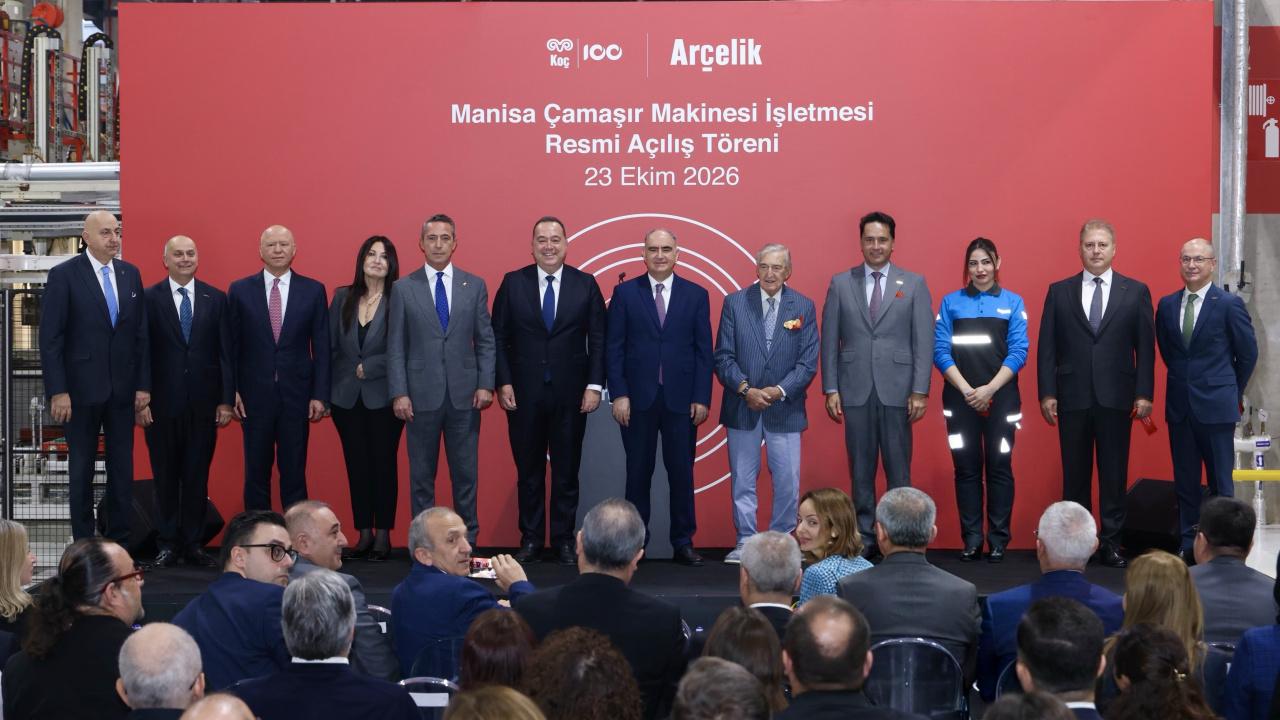Arçelik Manisa'da 200 Milyon Euroluk Çamaşır Makinesi Tesisi Açtı