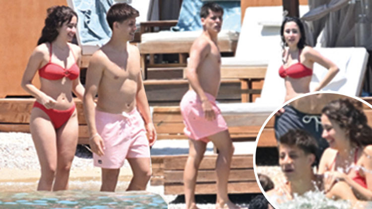 Arda Güler ve Duru Nayman Bodrum'da Tatil Keyfi