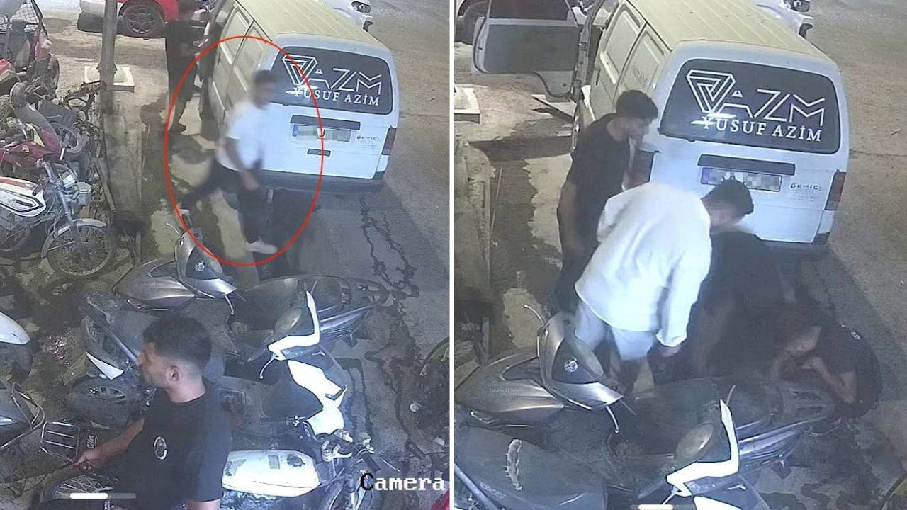 Arkadaşına Selam Verirken Tamirhanede Ölümden Döndü
