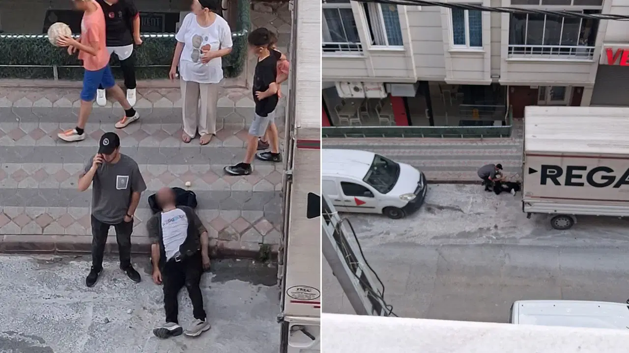Arnavutköy'de kafasını kamyonet kasasına vurup bayılan şahıs hastaneye kaldırıldı