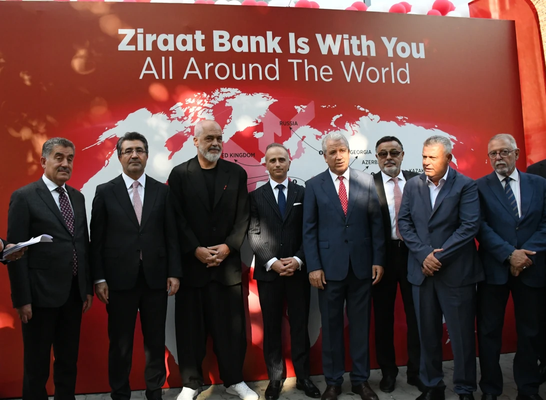 Arnavutluk'un Başkenti Tiran'da Ziraat Bankası Şubesi Açıldı
