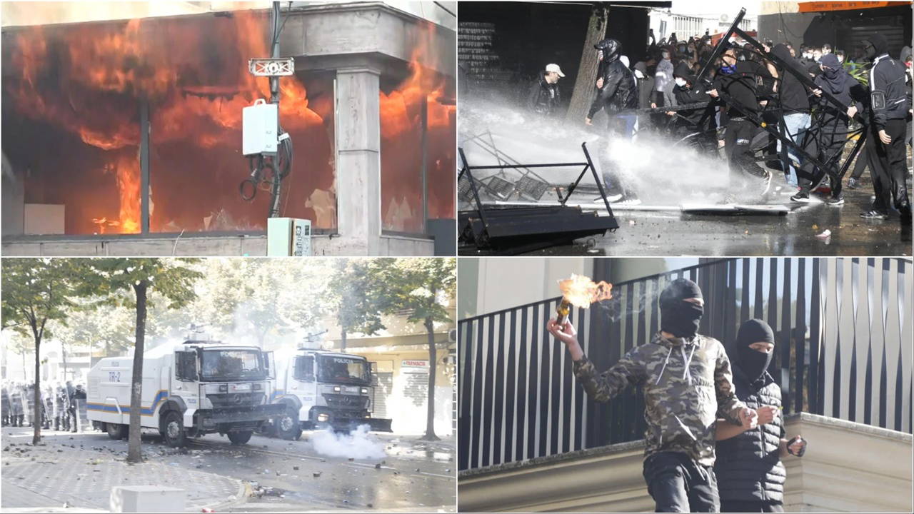 Arnavutluk'ta Öğrenci Protestoları: Eğitim Bakanlığı Binası Ateşe Verildi