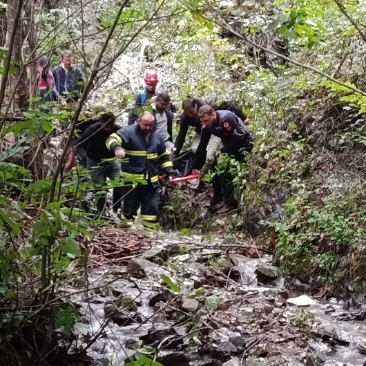 Artvin'de uçuruma yuvarlanan otomobilin sürücüsü hayatını kaybetti