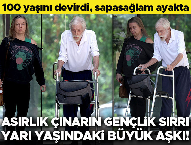 Asırlık çınarın gençlik sırrı: 40 yaş küçük eşi