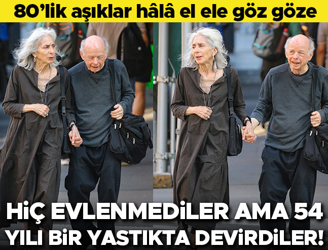 Aşkın yaşı mı olurmuş! 54 yıldır el ele yaşayan çift
