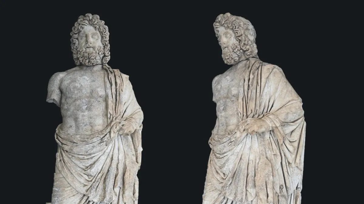 Aspendos'ta 1800 Yıllık Heykel Grubu Gün Yüzüne Çıkarıldı