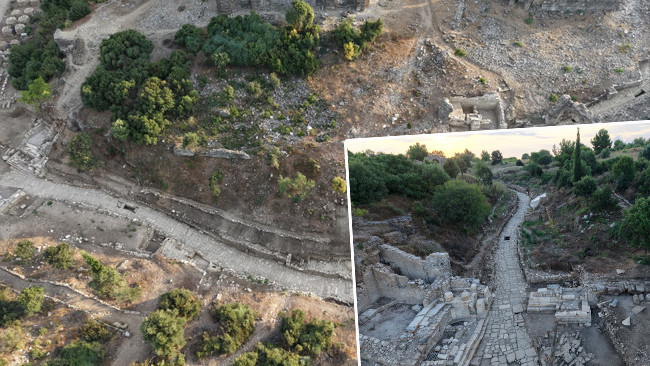 Aspendos'ta 2 bin yıllık Tiyatro Caddesi gün yüzüne çıkarıldı