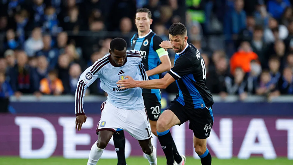 Aston Villa, Club Brugge'ü deplasmanda 3-2 yendi