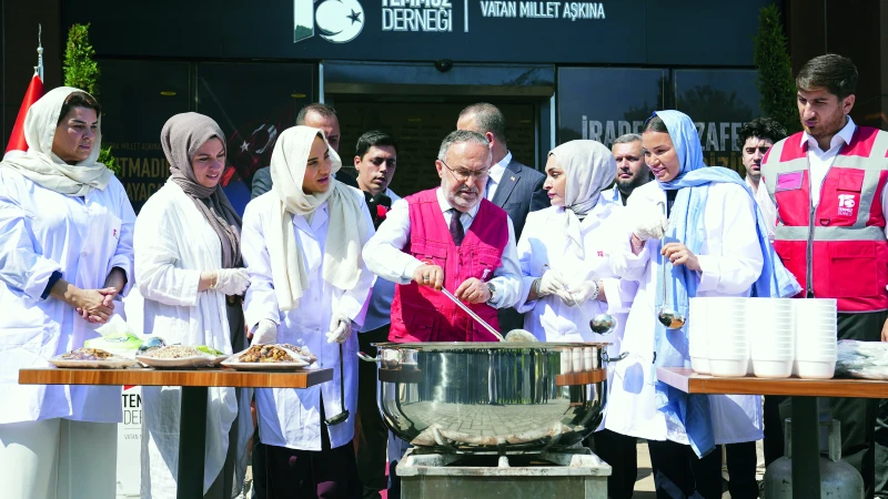 Aşureler 15 Temmuz şehitleri anısına pişti