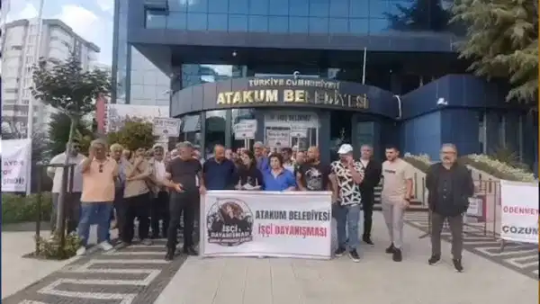 Atakum'da Belediye İşçileri Açlık Grevinde