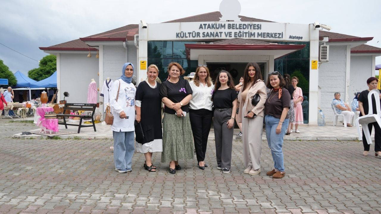 Atakumlu kadınların hünerleri sergiye taşındı